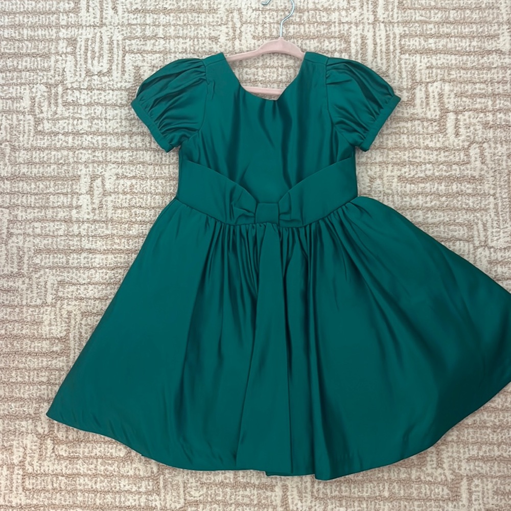 Janie and Jack green formal dress- tulle underneath- worn once